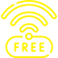 High-speed WiFi & charging points